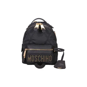 MOSCHINO Nylon Fabric Backpack Mini Women's Black