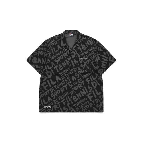 FILA FUSION Shirts Men Black