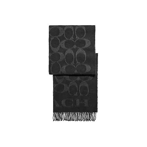 COACH Unisex SIGNATURE Wool scarf