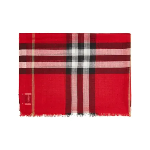Burberry Checked Wool Scarf