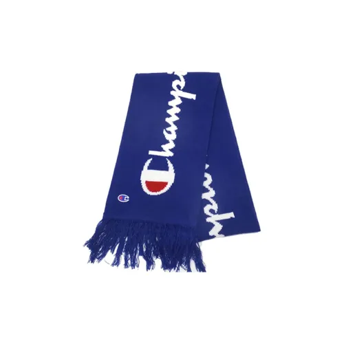 Champion Knit Scarves Unisex Blue