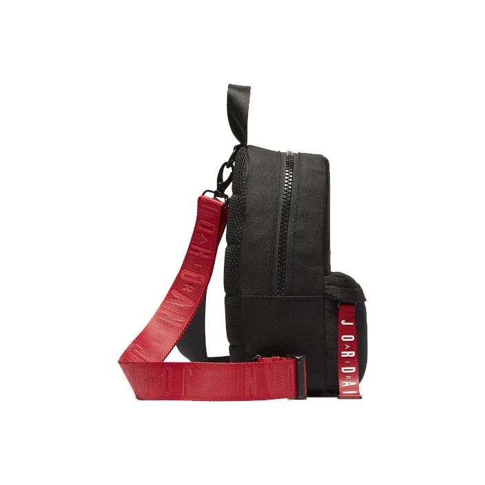 Jordan Polyester Crossbody Bag Backpack Regular Unisex Black-1
