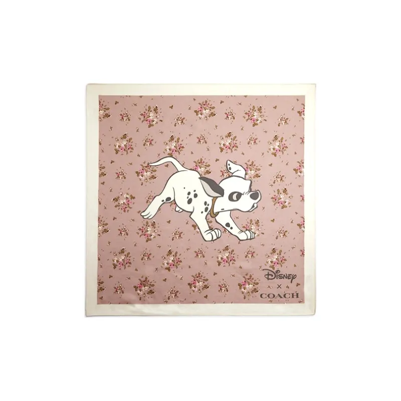Disney X COACH Silk Scarves Women's Pink-0