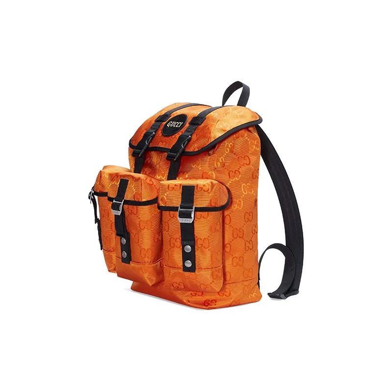 GUCCI Nylon Backpack Men's Orange-1
