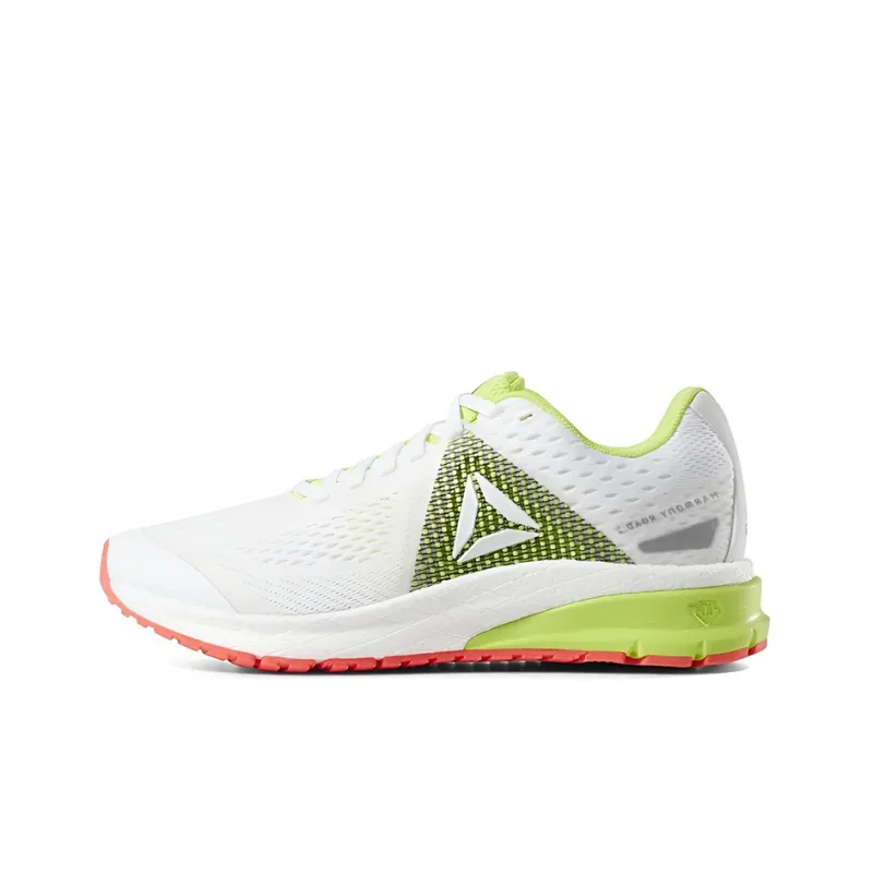 Reebok Harmony Road 3.0 Wear-Resistant Low-Top Running Shoes Women's White Green-0