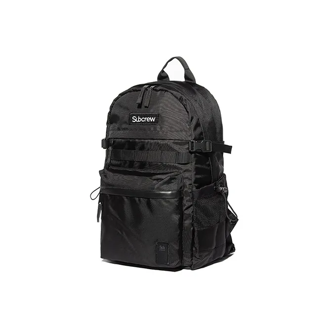 Subcrew Polyester Backpack Unisex Black-1