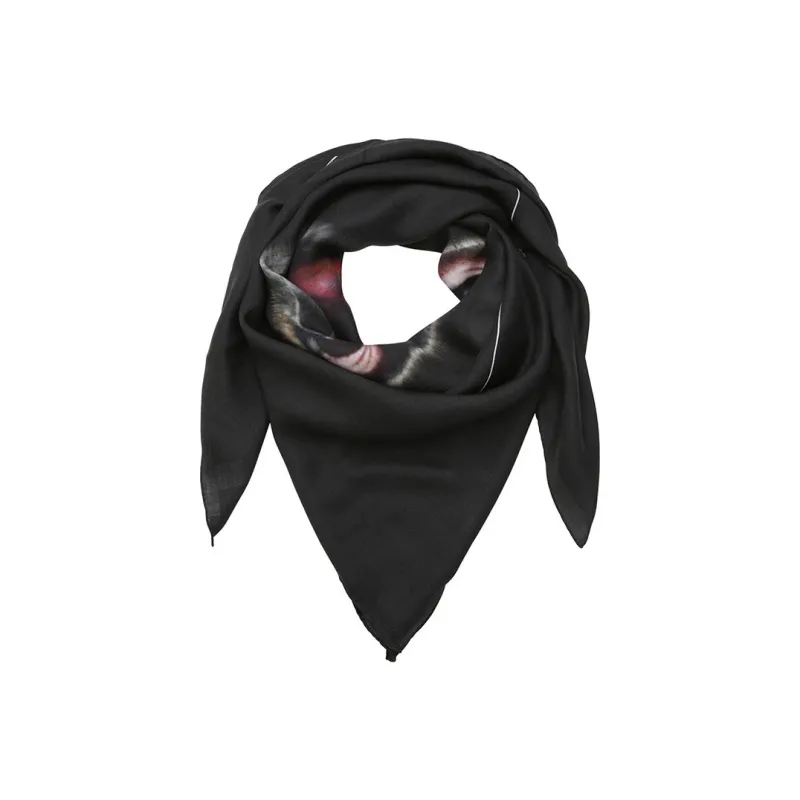 Givenchy Bag Collection Silk Scarves Unisex Black-1