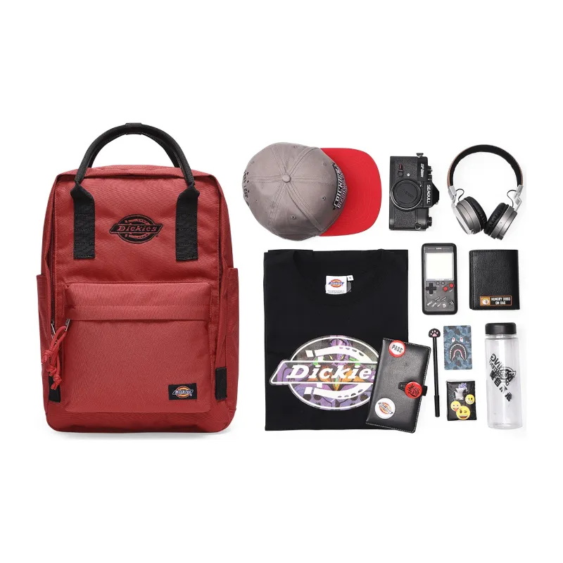 Dickies Canvas Backpack Regular Unisex Red-4