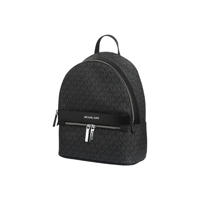 MICHAEL KORS Kenly PVC Backpack Medium Size Women's Black-1