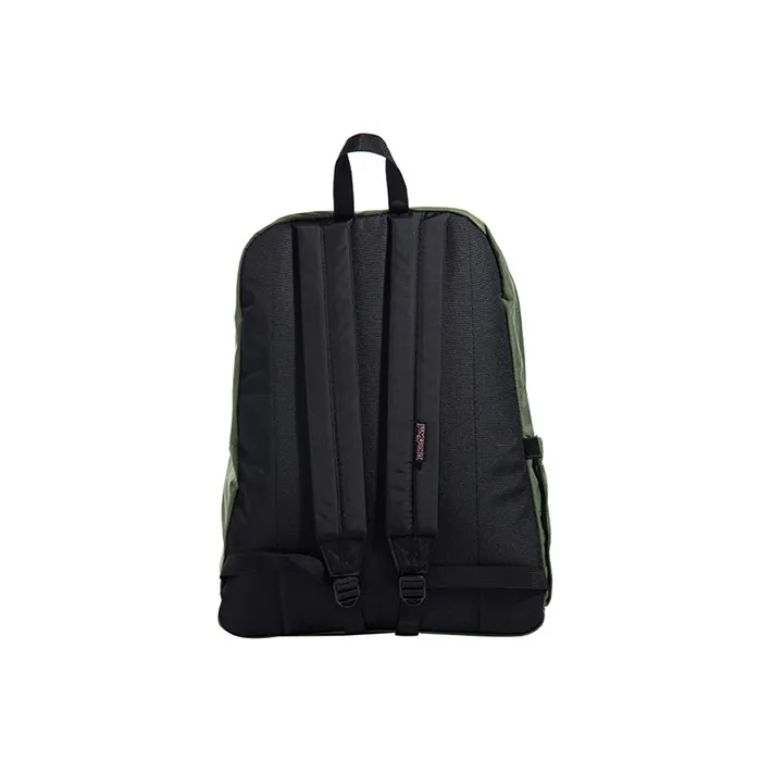 JanSport Nylon Fabric Backpack Unisex Army Green-2