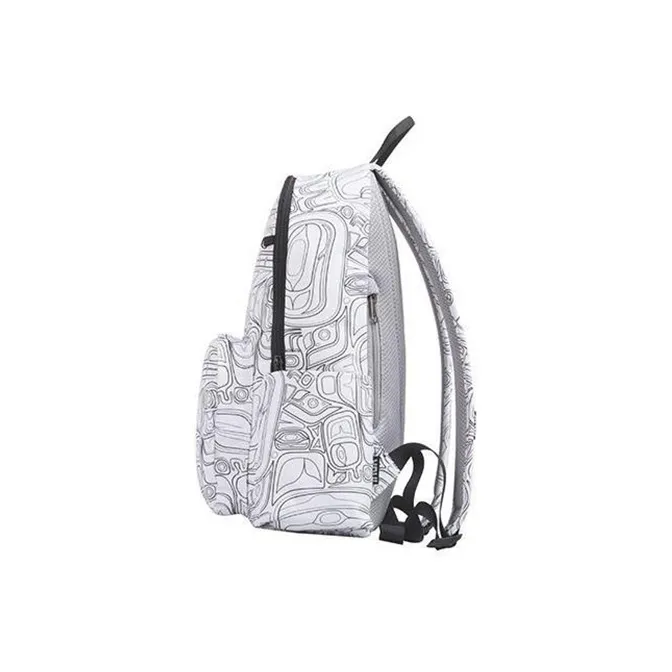 INUK Polyester Travel Bag Backpack Regular Unisex White-10