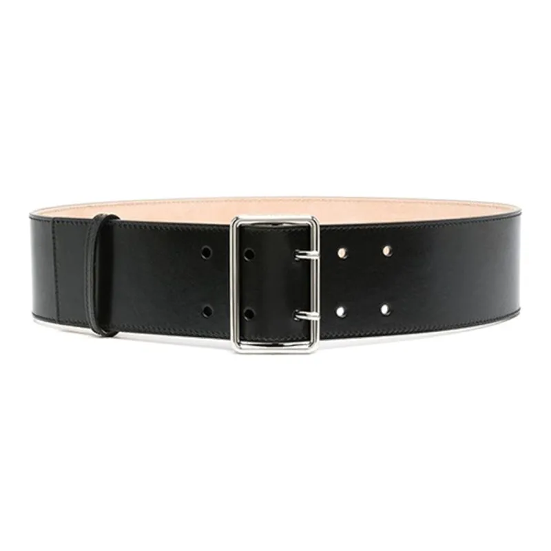 Alexander McQueen Wide Military Belt-0