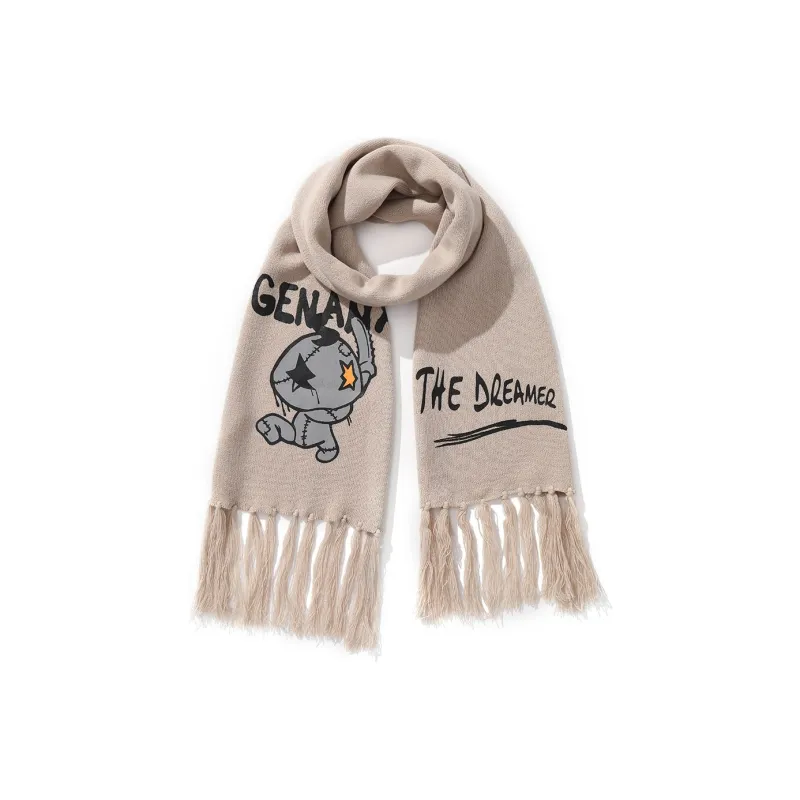 GENANX Knit Scarves Unisex-3