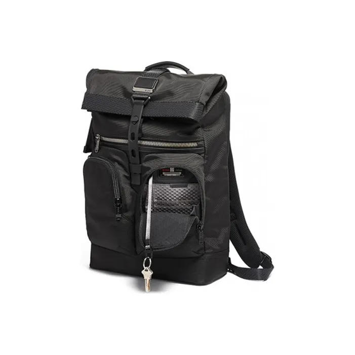TUMI Alpha Bravo Nylon Travel Bags Backpack Men's Black-1