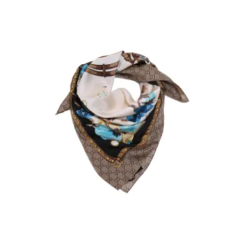 GUCCI Knit Scarves Women's Blue