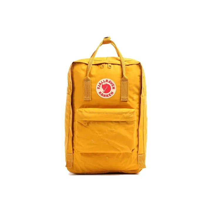 Fjallraven Kanken Nylon Backpack Regular Women's Bright Yellow-0