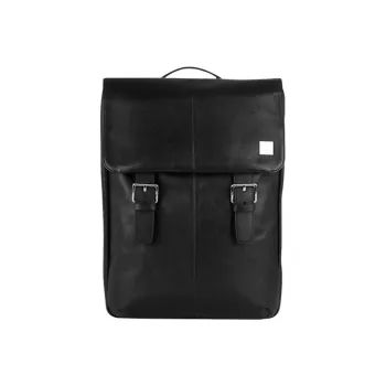 KNOMO Cow Leather Backpack Unisex Black