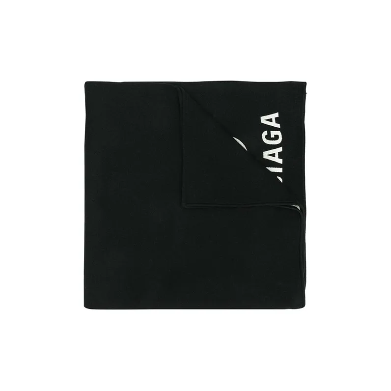 Balenciaga Blanket Bb Logo Wool Scarf-2