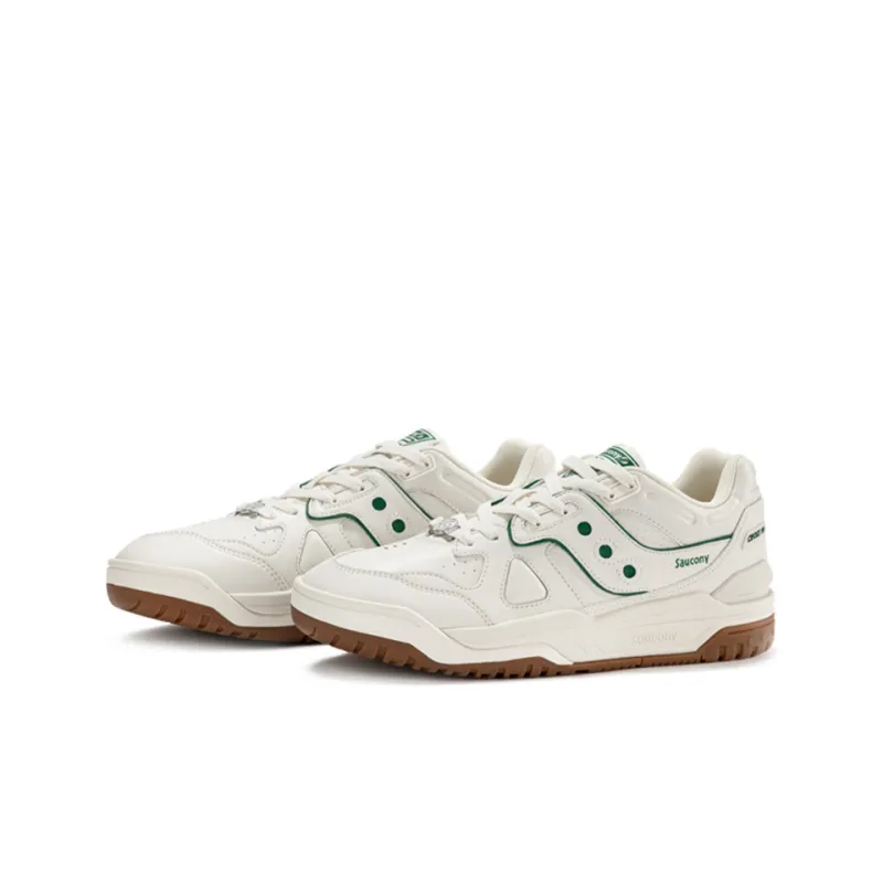 Saucony Cross 90 Low-Top Skateboard Shoes Unisex Ecru-2