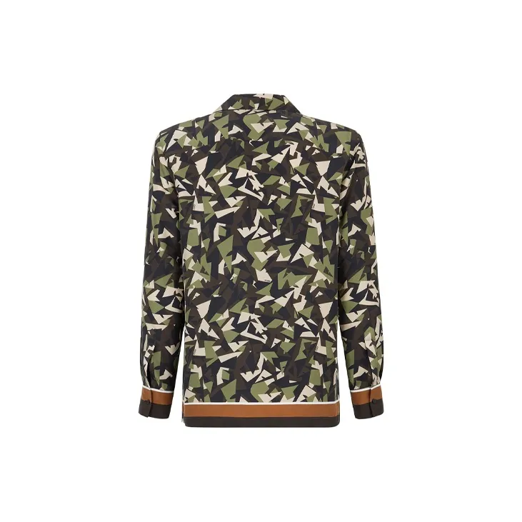 FENDI Multi Tonal Silk Shirt-1