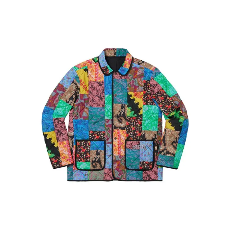 Supreme Reversible Patchwork Quilted Jacket-1