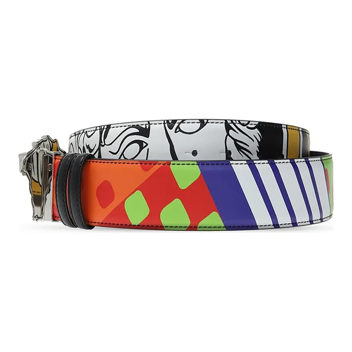VERSACE VERSACE Baroque Print Plate Buckle Belt Men's Width: 3.8cm-1