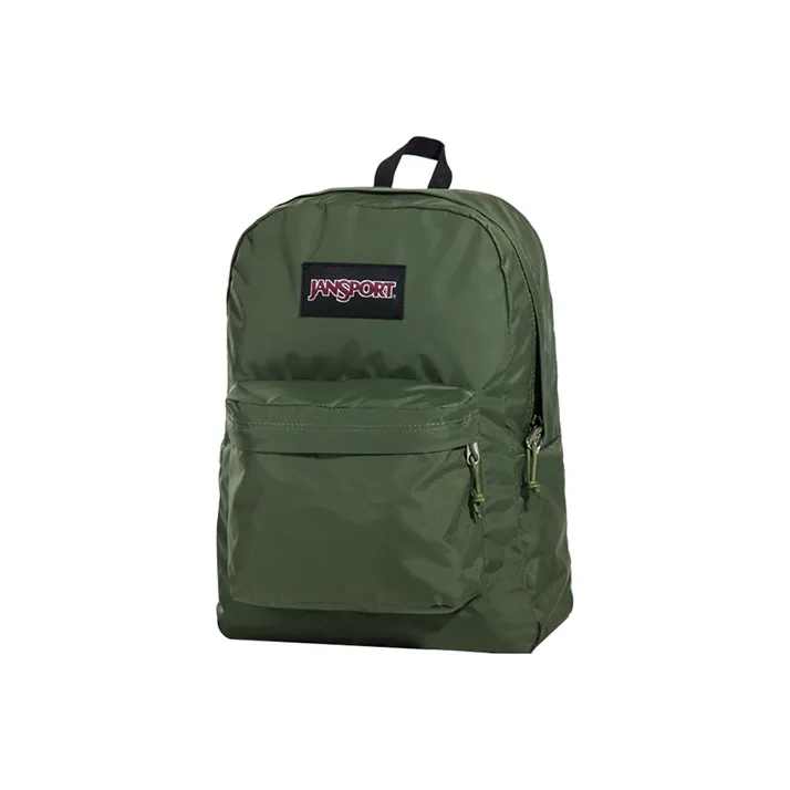 JanSport Nylon Fabric Backpack Unisex Army Green-1