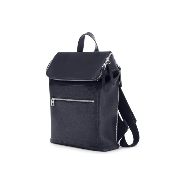 LOEWE Goya Calfskin Backpack Men's Midnight Blue-2