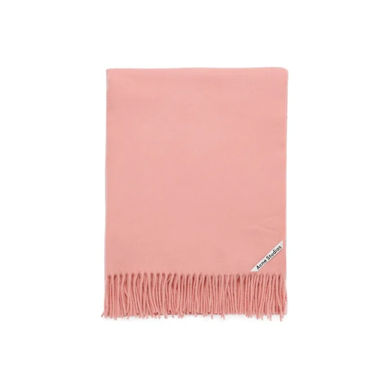 Acne Studios Knit Scarves Women's Pale Pink-0