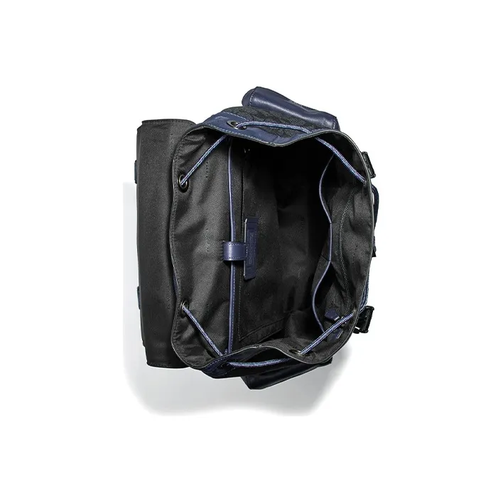 COACH Rivington Coated Canvas Travel Bag Backpack Tubas Men's Dark Blue-3