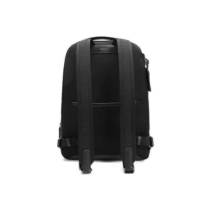TUMI Harrison Fabric With Leather Backpack Men's Black-3