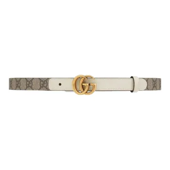GUCCI GG Cow Leather Belts Women's 2 Cm