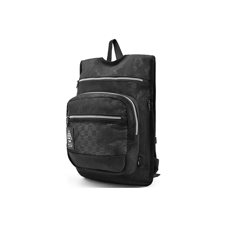 Vans Nylon Backpack Regular Unisex Black Camouflage-1