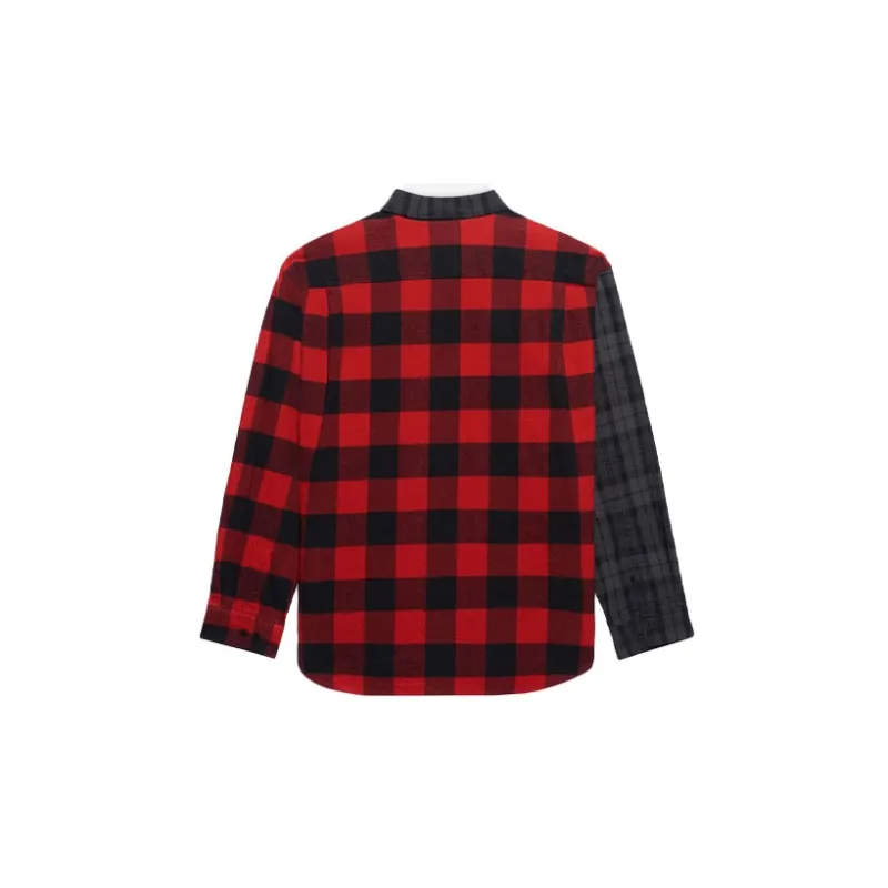 Balenciaga Patchwork Button Down Shirt-1