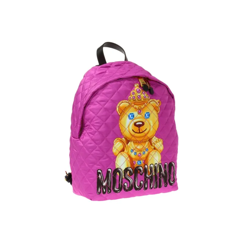 MOSCHINO Nylon Handbag Backpack Women's Pink-1