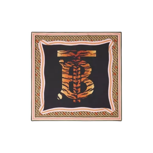 Burberry Silk Scarves Women's Orange