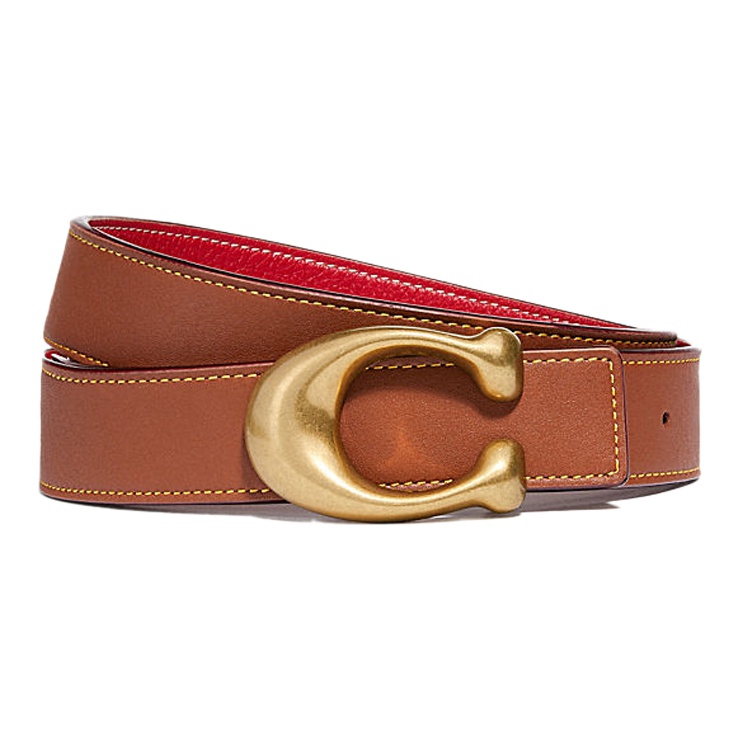 【めっちゃ変わる】 Coach Outlet Jordan Rcj Cheap - Authentic & Sale on Belts Red 小物