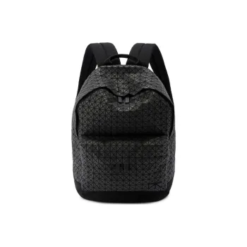 ISSEY MIYAKE Daypack Cow Leather Laptop Backpack Unisex Matte Black