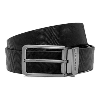 HUGO BOSS Leather Belts Men Black