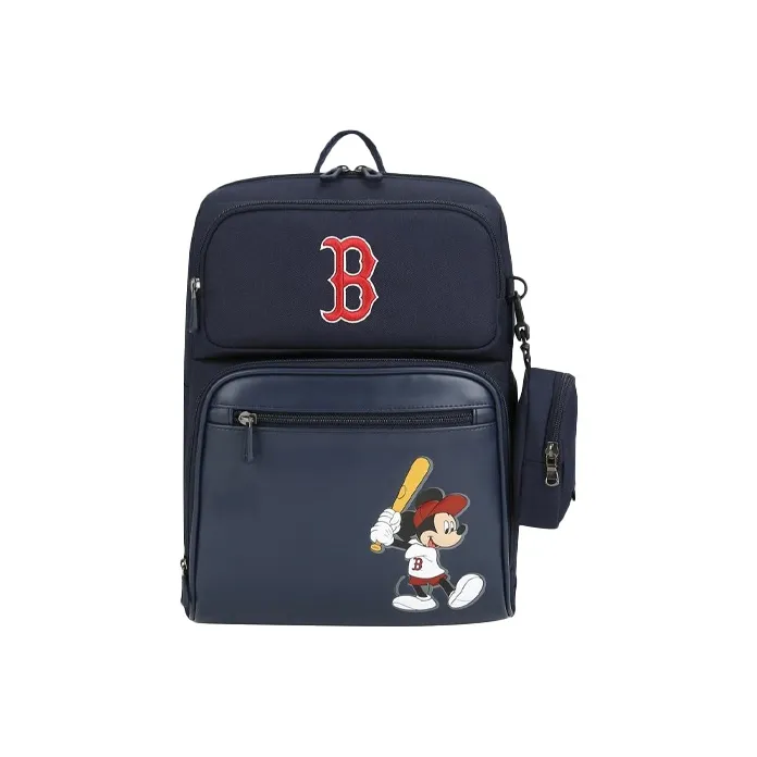 MLB Polyester Backpack Unisex Marine Blue-0