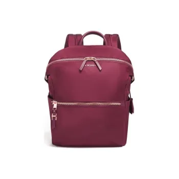 TUMI Nylon Fabric Backpack Unisex Berry