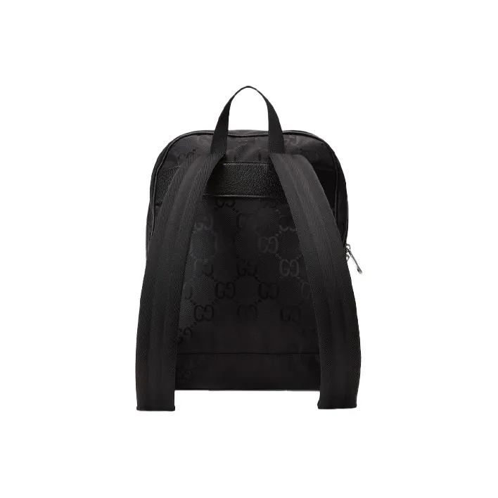 GUCCI Off The Grid Nylon With Leather Backpack Men's Black-3