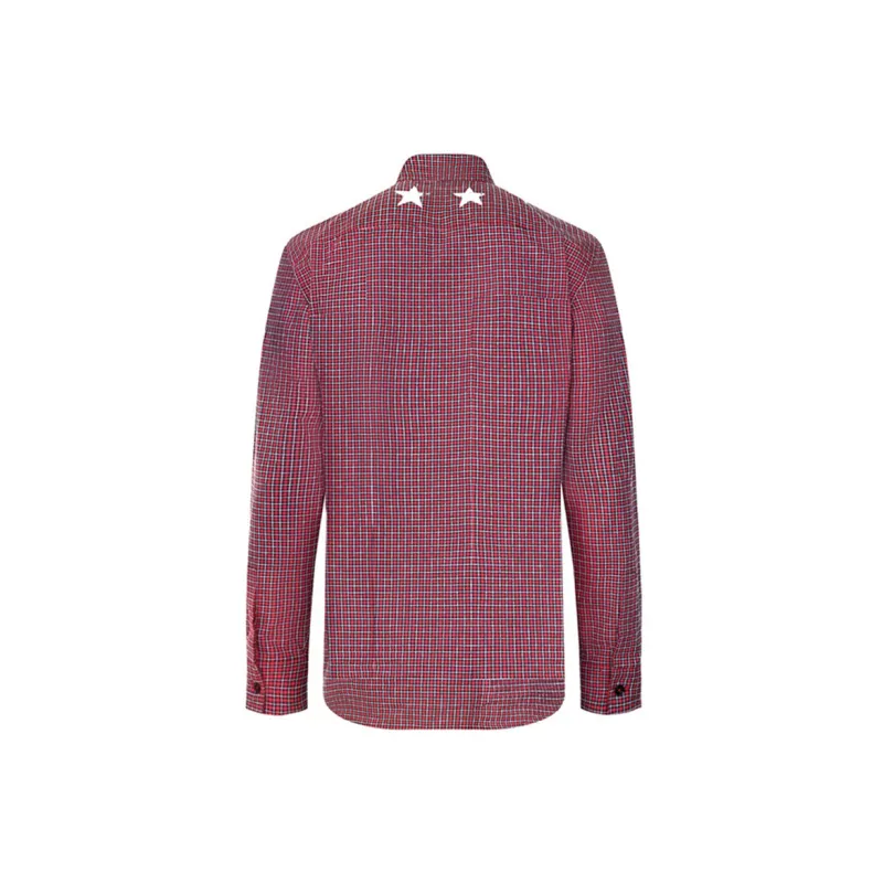 Givenchy Shirts Men Plaid-1