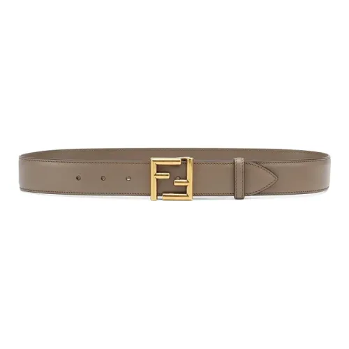 FENDI Leather Belts Women's Brown