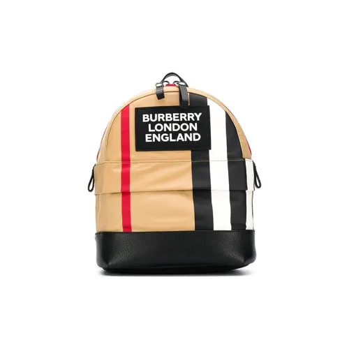 Burberry Fabric Backpack Kids' Beige
