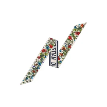 DIOR Silk Scarves Women's Floral