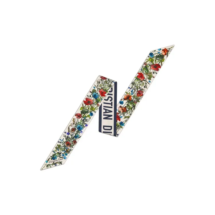 DIOR Silk Scarves Women's Floral-0