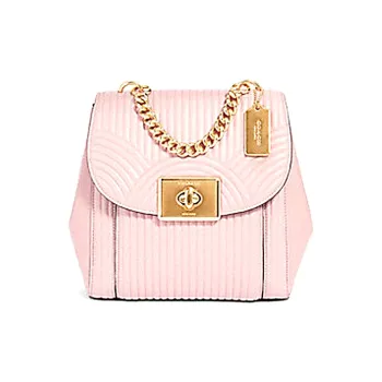 COACH Cassidy Calfskin Backpack Small Size Women's Pink