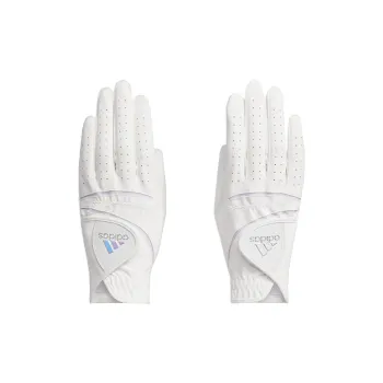 Adidas Polyurethane Artificial Leather Sports Gloves Unisex White