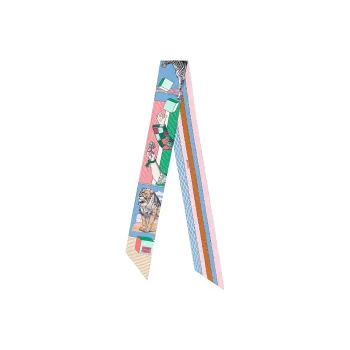 HERMES Silk Scarves Unisex Multicolor